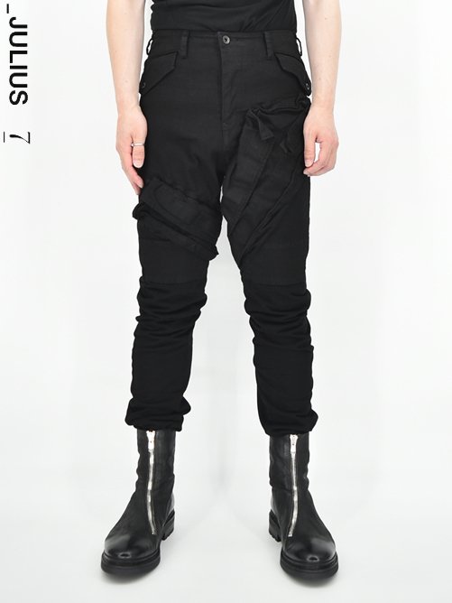 JULIUS[ユリウス] / GORDINI / 577PAM18 COMBINATION GAS MASK CARGO PANTS  コンビネーションガスマスクカーゴパンツ / GORDINI 大阪 JULIUS 通販