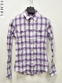 SEMBL Check Shirt<img class='new_mark_img2' src='https://img.shop-pro.jp/img/new/icons38.gif' style='border:none;display:inline;margin:0px;padding:0px;width:auto;' />