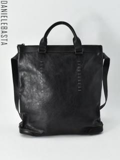 DANIELE BASTA LEATHER SHOULDER BAG