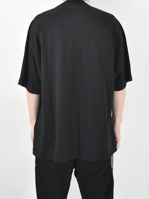 NILøS[ニルズ] Kamon Print T Shirt -BK×WH- 780CPM3 ⁄ GORDINI