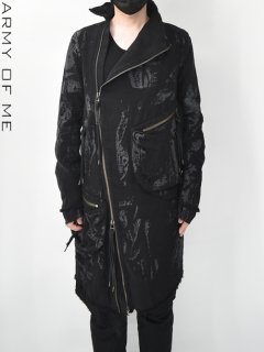 ARMY OF ME Law Pocketed Rinen Coat<img class='new_mark_img2' src='https://img.shop-pro.jp/img/new/icons8.gif' style='border:none;display:inline;margin:0px;padding:0px;width:auto;' />