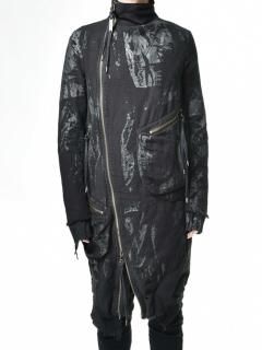 ARMY OF ME Law Pocketed Rinen Coat