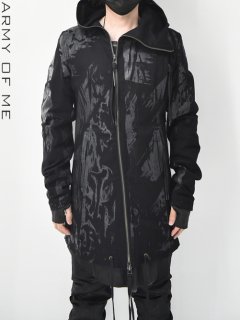 ARMY OF ME Closs Back Paneled Hooded Jacket<img class='new_mark_img2' src='https://img.shop-pro.jp/img/new/icons8.gif' style='border:none;display:inline;margin:0px;padding:0px;width:auto;' />