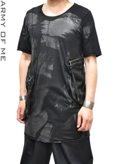 ARMY OF ME Pocketed T-shirt -RUBBELIZED BLACK-<img class='new_mark_img2' src='https://img.shop-pro.jp/img/new/icons8.gif' style='border:none;display:inline;margin:0px;padding:0px;width:auto;' />