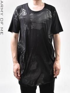 ARMY OF ME Pocketed T-shirt -RUBBELIZED BLACK-