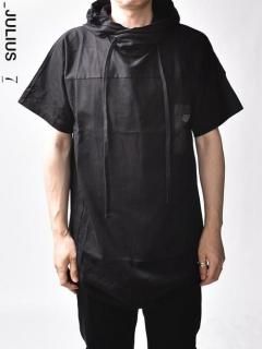 JULIUS HOOD SS T-SHIRTS -BLACK-