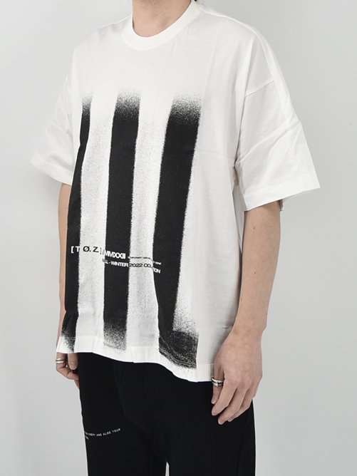 NILøS[ニルズ] 家紋 PRINT T-SHIRT -OFF WHITE- 家紋プリントTシャツ 800CPM2 / GORDINI