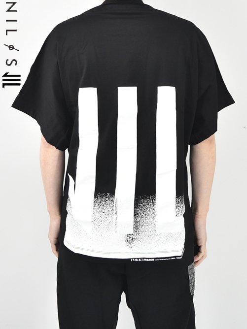 NILos ニルズ Back 家紋 T-Shirt tシャツ 白 - Tシャツ/カットソー ...