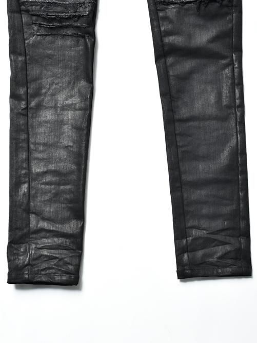 ★短期出品★ユリウス★julius★オーバーサイズ★デニム★ JULIUS[ユリウス] / GORDINI COATING DENIM CRUSH SKINNY PANTS