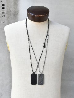 _JULIUS DOG TAG NECKLACE<img class='new_mark_img2' src='https://img.shop-pro.jp/img/new/icons8.gif' style='border:none;display:inline;margin:0px;padding:0px;width:auto;' />