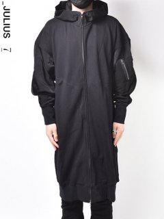 JULIUS SWEAT LONG PARKA