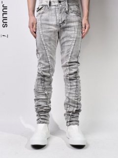 JULIUS DENIM ARCED SKINNY PANTS