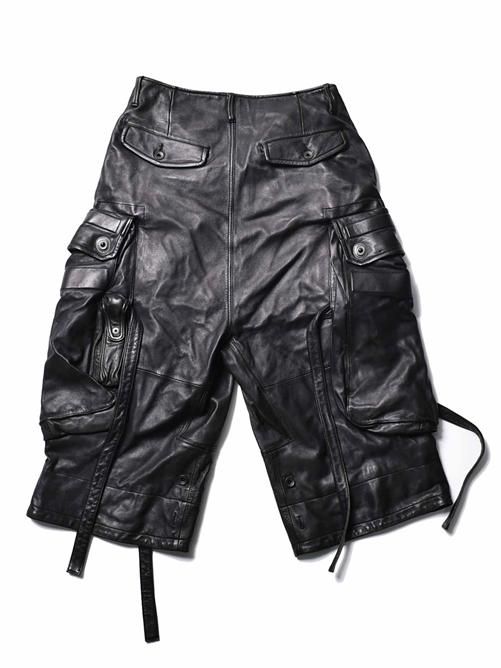 JULIUS[ユリウス] / GORDINI / 859PAM7 LEATHER GAS MASK SHORT
