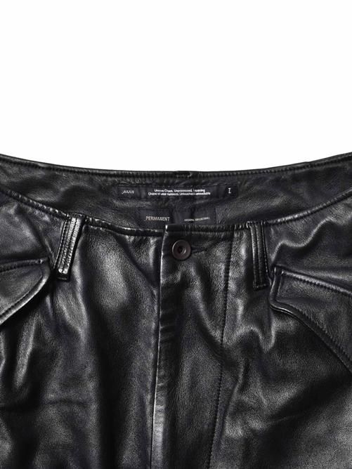 JULIUS[ユリウス] / GORDINI / 859PAM7 LEATHER GAS MASK SHORT PANTS