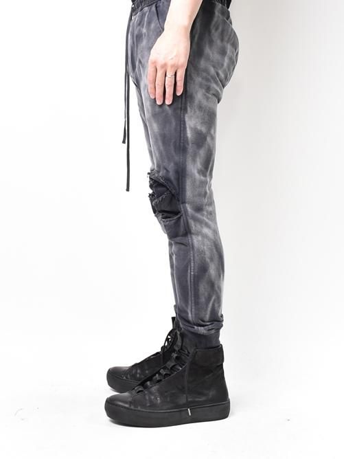 JACQUARD FRINGE STRIPE WIDE PANTS(M Black): S'YTE｜THE SHOP