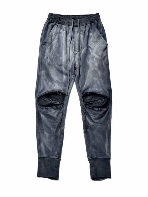 JULIUS MA バイカー パンツ ジップ ミラノリブ【アーカイブ】 JULIUS AW20 [DUKKHA;] 717PAM17-BK : VIBE_nagano/JULIUS・The