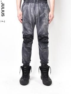 JULIUS Faded Biker Track Pants<img class='new_mark_img2' src='https://img.shop-pro.jp/img/new/icons8.gif' style='border:none;display:inline;margin:0px;padding:0px;width:auto;' />