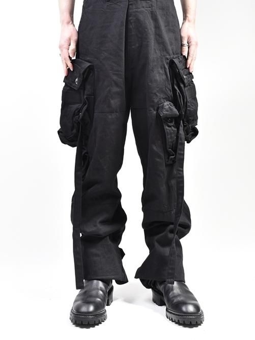 JULIUS[ユリウス] / GORDINI / 879PAM3-BK Gasmask Cargo Pants