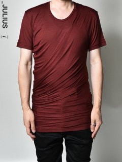 JULlUS Drape T-Shirt -BLOOD-<img class='new_mark_img2' src='https://img.shop-pro.jp/img/new/icons8.gif' style='border:none;display:inline;margin:0px;padding:0px;width:auto;' />