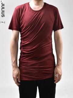 JULlUS Drape T-Shirt -BLOOD-<img class='new_mark_img2' src='https://img.shop-pro.jp/img/new/icons8.gif' style='border:none;display:inline;margin:0px;padding:0px;width:auto;' />