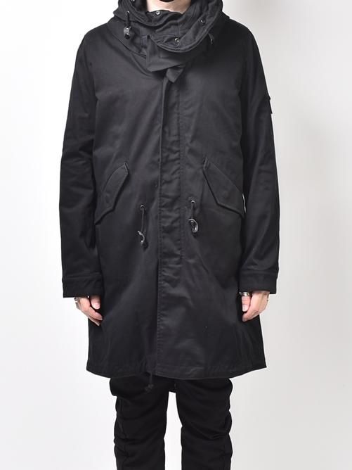 GalaabenD ガラアーベント プレミアムチノクロス モッズコート ブラック GalaabenD ガラアーベント 87338611 Mods Coat 通販 大阪 GORDINI