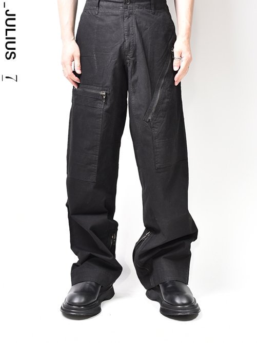 JULIUS[ユリウス] / GORDINI 237PAM4 Zip Military Pants / GORDINI 大阪 JULIUS 通販