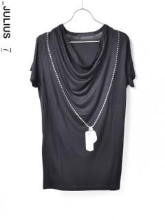 JULlUS Print Off Neck Cut&sewn