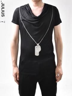 JULlUS Print Off Neck Cut&sewn