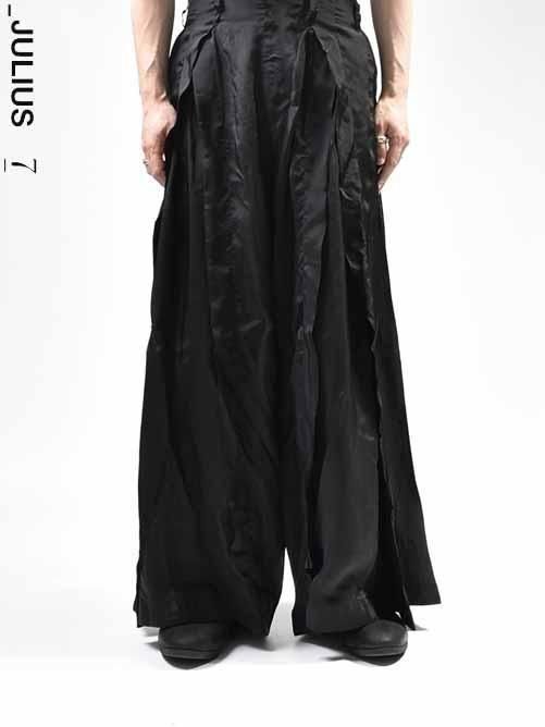 パンツ roll up pants JULIUS(ユリウス) 25SS「Drop-Crotch Runner」サルエルパンツ