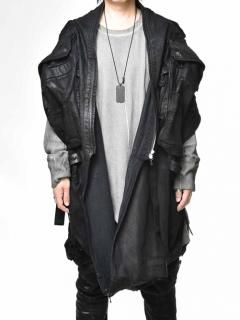 JULIUS Gas Mask Raver Skirt<img class='new_mark_img2' src='https://img.shop-pro.jp/img/new/icons8.gif' style='border:none;display:inline;margin:0px;padding:0px;width:auto;' />