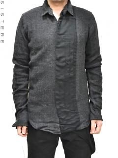 S/STERE Vertical Changed Shirt<img class='new_mark_img2' src='https://img.shop-pro.jp/img/new/icons38.gif' style='border:none;display:inline;margin:0px;padding:0px;width:auto;' />