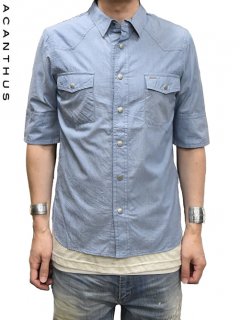 ACANTHUS Western Shirt H/S<img class='new_mark_img2' src='https://img.shop-pro.jp/img/new/icons38.gif' style='border:none;display:inline;margin:0px;padding:0px;width:auto;' />