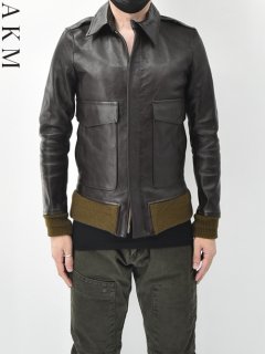 AKM A-2 Leather Jacket <img class='new_mark_img2' src='https://img.shop-pro.jp/img/new/icons38.gif' style='border:none;display:inline;margin:0px;padding:0px;width:auto;' />