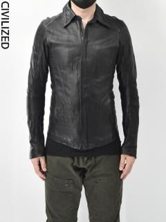 CIVILIZED Regurar Collar Leather Jacket<img class='new_mark_img2' src='https://img.shop-pro.jp/img/new/icons38.gif' style='border:none;display:inline;margin:0px;padding:0px;width:auto;' />