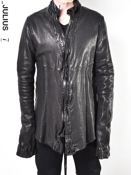 JULIUS Leather shirt Jacket レザー シャツジャケット | labiela.com