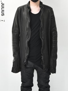 _JULIUS Leather Shirt Jacket