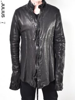 JULIUS Leather Shirt Jacket