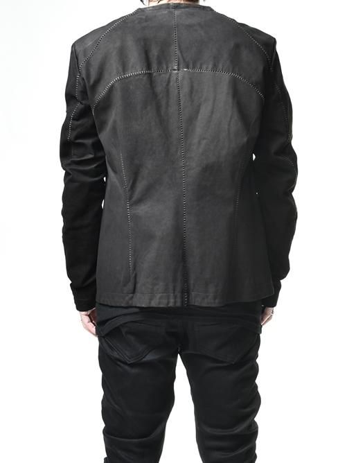 10sei0otto ディエチセイゼロオット レザー カーディガン カーフ 通販