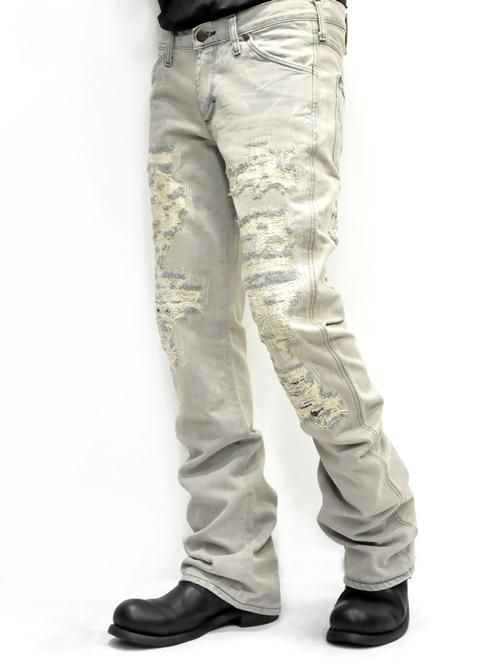 AKM エーケーエム デニム ジーパン ラングラー クラッシュ 通販