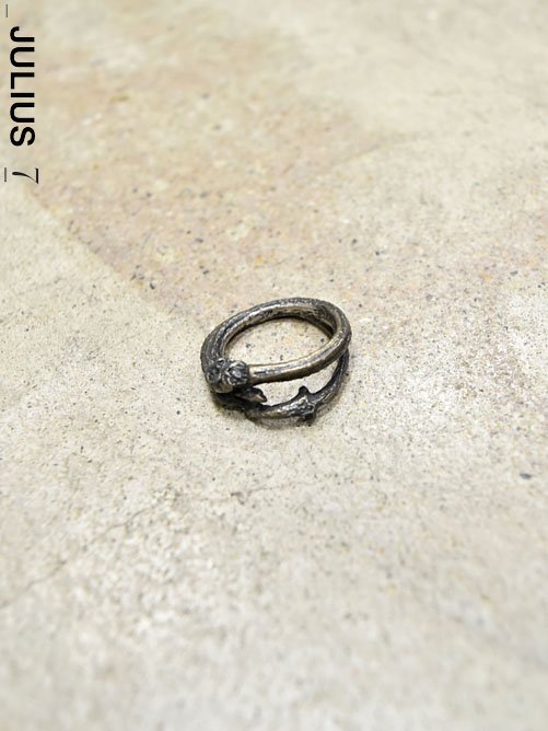 JULIUS ユリウス ◇ ラップド シルバー リング 指輪