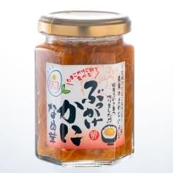 たまごかけご飯で食べる ぶっかけかになめ茸 - 森の芽ぶき