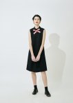 <img class='new_mark_img1' src='https://img.shop-pro.jp/img/new/icons23.gif' style='border:none;display:inline;margin:0px;padding:0px;width:auto;' />NO-SLEEVE BOW DRESS
