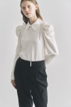 <img class='new_mark_img1' src='https://img.shop-pro.jp/img/new/icons8.gif' style='border:none;display:inline;margin:0px;padding:0px;width:auto;' />PUFF CUP-SLEEVE PEARL BLOUSE(GEORGETTE)

