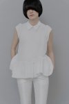 <img class='new_mark_img1' src='https://img.shop-pro.jp/img/new/icons14.gif' style='border:none;display:inline;margin:0px;padding:0px;width:auto;' />CAP-SLEEVE PEARL PEPLUM BLOUSE
					