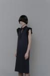 <img class='new_mark_img1' src='https://img.shop-pro.jp/img/new/icons14.gif' style='border:none;display:inline;margin:0px;padding:0px;width:auto;' />FRILL SLEEVE TIE COLLAR DRESS		
								
