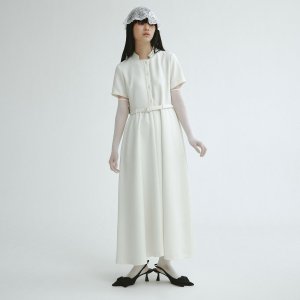 <img class='new_mark_img1' src='https://img.shop-pro.jp/img/new/icons8.gif' style='border:none;display:inline;margin:0px;padding:0px;width:auto;' />WAIST BELT STAND COLLAR DRESS