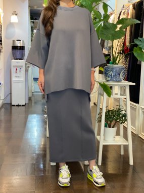 MICALLE MICALLE/JP<br/>setup SKIRT/  GRAY 