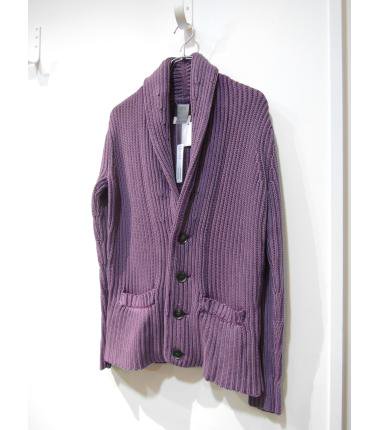 【junhashimoto】SANDBLAST SHAWL COLLAR CARDIGAN - RULE OSAKA ONLINE SHOP