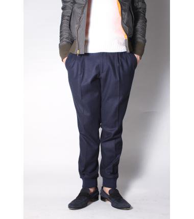 定価3万 junhashimoto STRETCH WOOL EASY TUCK PANTS 4 チャコール