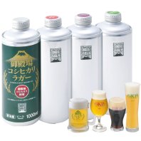 【冷蔵】B-23 御殿場高原ビール１L缶「宴」４種セット【冷蔵】